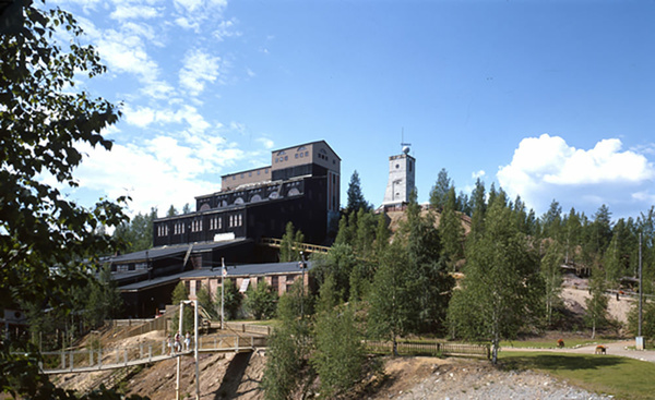 Eine der alten finnischen Minen